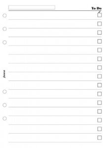 Filofax A5  Nezapomeň