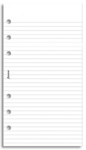 Filofax linkovaný papír 100 listů - Osobní