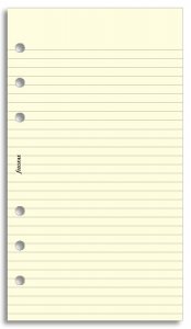 Filofax linkovaný papír krémový 30 listů - Osobní