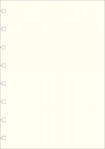 Filofax náhradní listy do zápisníků A4 - čisté