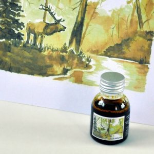 Inkebara LE Jelení hnědá lahvičkový inkoust