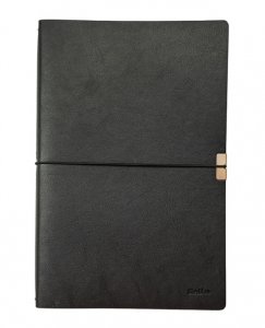 Scrikss Toledo Premium Black A5 černý zápisník
